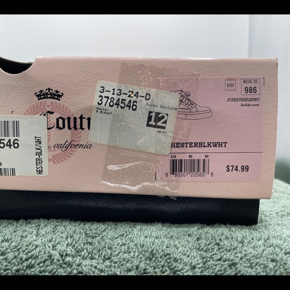 New in Box! Juicy Couture HESTER Sneakers size 9 - Picture 2 of 11